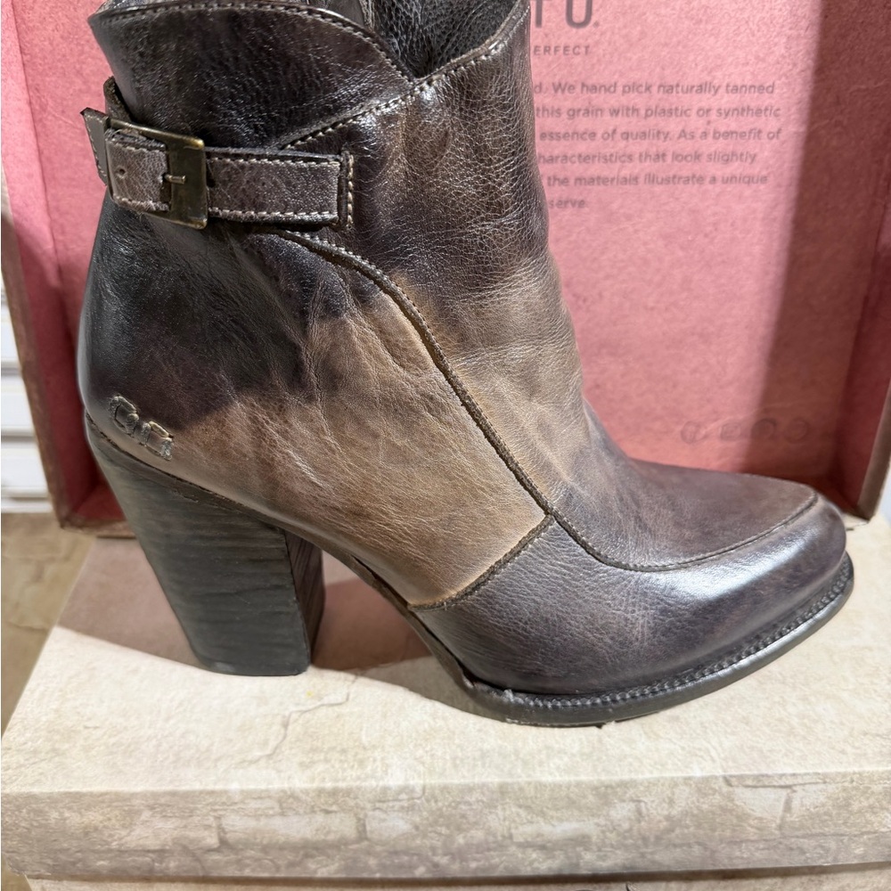 BED|STU Isla Tonic Breeze TD Women's Distressed Brown Heeled Boots